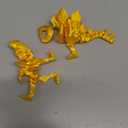 DEFORAGE 4PCS 3D Printed Dinosaur Skeleton, Articulated Tyrannosaurus Skeleton, 3D Printed Triceratops Ridgeback Stegosaurus, 3D Printed Animal Dinosaur Themed Party Decor, Stress Relief (Mixed Color B)