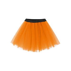 Womens 3 Layer Tulle Skirt Halloween Costume Dress Elastic Waist Tutu Skirts XS-S