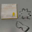 Summer Beach Cookie Cutters 3-pc Set Made in USA by Ann Clark, Sun, Sunglasses & Beach Ball
