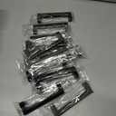 Goldenwarm 15 Pack 3 Inch Black Cabinet Handles Matte Black Drawer Pulls Stainless Steel Cabinets Hardware Square Bar Modern for Kitchen Bathroom Cupboard