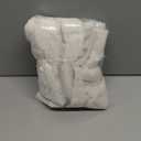 Pallene Faux Fur Plush Throw Pillow Covers 20x20 Set of 2, Luxury Soft Fluffy Striped Decorative Pillow Covers for Sofa, Couch, Living Room, Cream White