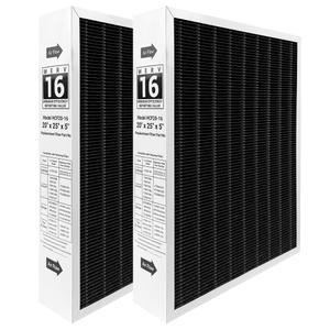 （2 Pack）6675 20x25x5 MERV 16 Air Filter Compatible with Lennox HCC20-28 and Lennox 6675 Healthy Climate Carbon Clean MERV 16 Furnace Filter for HVAC System, Part Number HCF20-16&HCF20-10