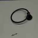 Franklin Brass Kinla (1-Pack) Hand Towel Holder Oil Rubbed Bronze Towel Racks for Bathroom Wall Round Towel Ring Holder for Bath Towel Hanger for Kitchen, Bathroom Accessories KIN46-ORB-1