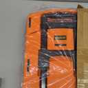 Folding Hand Truck500lbs, Portable Heavy Duty Dolly Cart, 6 Wheels Collapsible Luggage Cart with 2 Elastic Ropes - Compact Trolley Cart for Easy Moving - Ideal Hand Cart for Travel and More (17, Orange)