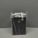 Uniclife Black Metal Donation Box Wall Mounted Mailbox with Top Slot, Collection Box with Key Lock, Safe Suggestion Box, Key Drop Box for Outside, Steel Cash Drop Box for Home Office and Business