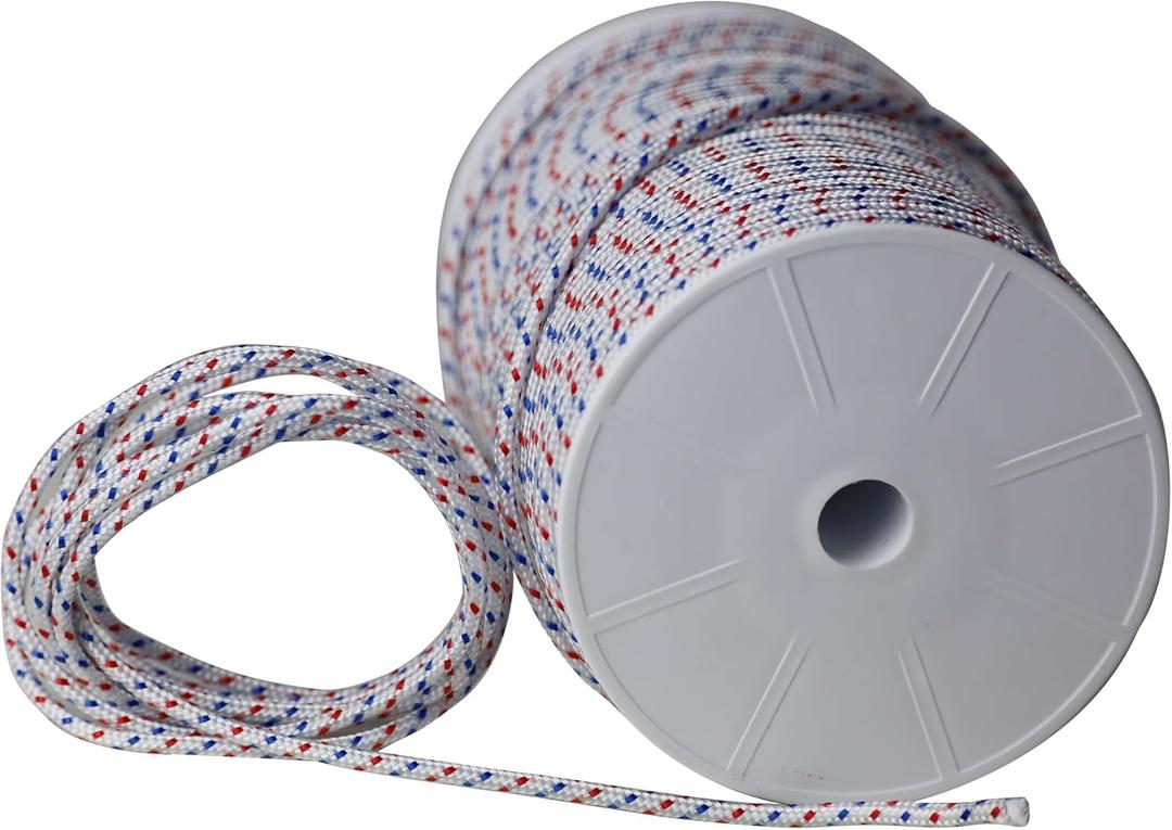 164FT Recoil Starter Rope for Husqvarna STIHL Craftsman Chainsaw Lawn Mower Trimmer Pull Cord (5.0mm, 50M)