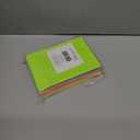 Paper Junkie Lined Sticky Notes in Bright Neon Colors, Self-Stick Memo Notepad 4 inch x 6 inch for Office & School - Pack of 8 Post Notes - Office Supplies