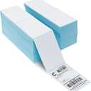 L LIKED 4000 Fanfold 4 x 6 Thermal Labels, with Perforated Line Shipping Labels, Permanent Adhesive, Compatible with Zebra & Rollo Printer, Commercial Grade