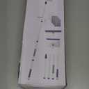 Baseboard Cleaner Tool with Handle, 60" Extendable Long Handle Baseboard Cleaner with 5 Reusable Pads for Baseboards Cleaning, Ceiling, Wall, Floor, Bathroom Kitchen (Purple)