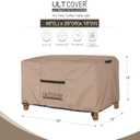 ULTCOVER Patio Coffee Table Cover, Waterproof Rectangular Outdoor Small Side Table Cover 48x26x18 inch