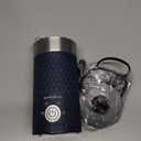 SIMPLETASTE Milk Frother, 4-In-1 Electric Milk Steamer, Automatic Warm and Cold Foam Maker and Milk Warmer for Latte, Cappuccinos, Macchiato (Blue)