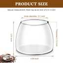 Magluv 7 oz Glass Coffee Grinder Jar Carafe Replacement for KitchenAid KCG0702/KPCG100OB/KPCG100PMO/KCG0702CU, Replaces 4176728,KPCGRND