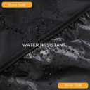 COOSOO Shuffleboard Table Cover Waterproof Outdoor 9FT 12FT 14 FT Shuffleboard Table Cover Weather Resistant Dustproof Furniture Protective Black