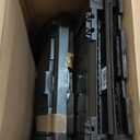 Suncast 33 Gallon Commercial Outdoor Trashcan Hideaway with Lid for 30 to 33 Gallon Bags for Garage, Backyard, or Garden, Brown