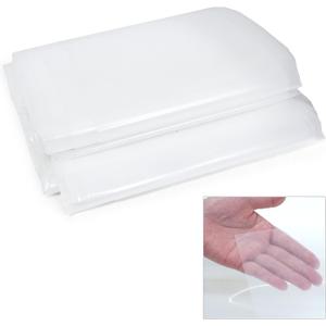 CAPHAUS 6 mil Clear Greenhouse Plastic Sheeting, 4-Year UV Resistant Polyethylene Film, Hoop House Cover for Horticulture, Gardening, Farming and Agriculture, 90% Light Transmittance, 12 x 28