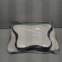 Osteo Sustained Cervical Health Neck Pillow, Contour Zoned Design Ergonomic Pillow for Pain Relief, No-Temperature Affected Memory Foam Pillows, Cooling Pillow Support Side, Back, Stomach Sleeper (Dark Gray)