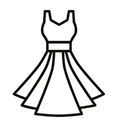 Girls’ Long Sleeve Black Dress – Size 130