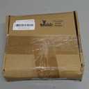 Juinte 8 Pcs 6 Inch Large Fur Pom Pom Balls for Hats Fluffy Faux Fur Pompom Balls with Snap Button for Hat Shoes Scarves Bag Charms DIY Crafts (Beige)