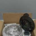 GANIZA Food Processors, Electric Food Chopper with Meat Grinder & Vegetable Chopper - 2 Bowls (8 Cup+8 Cup) with Powerful 450W Copper Motor - Includes 2 Sets of Bi-Level Blades for Fruits/Meat/Nuts (Black)