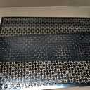 2 Pcs Decorative Aluminum Sheet Union Jack Metal Sheet 12 x 24 Inch Perforated Metal Panels 0.02 Inches Thick Decorative Panels Perforated Mesh Aluminum Sheets for Indoor Outdoor, Black