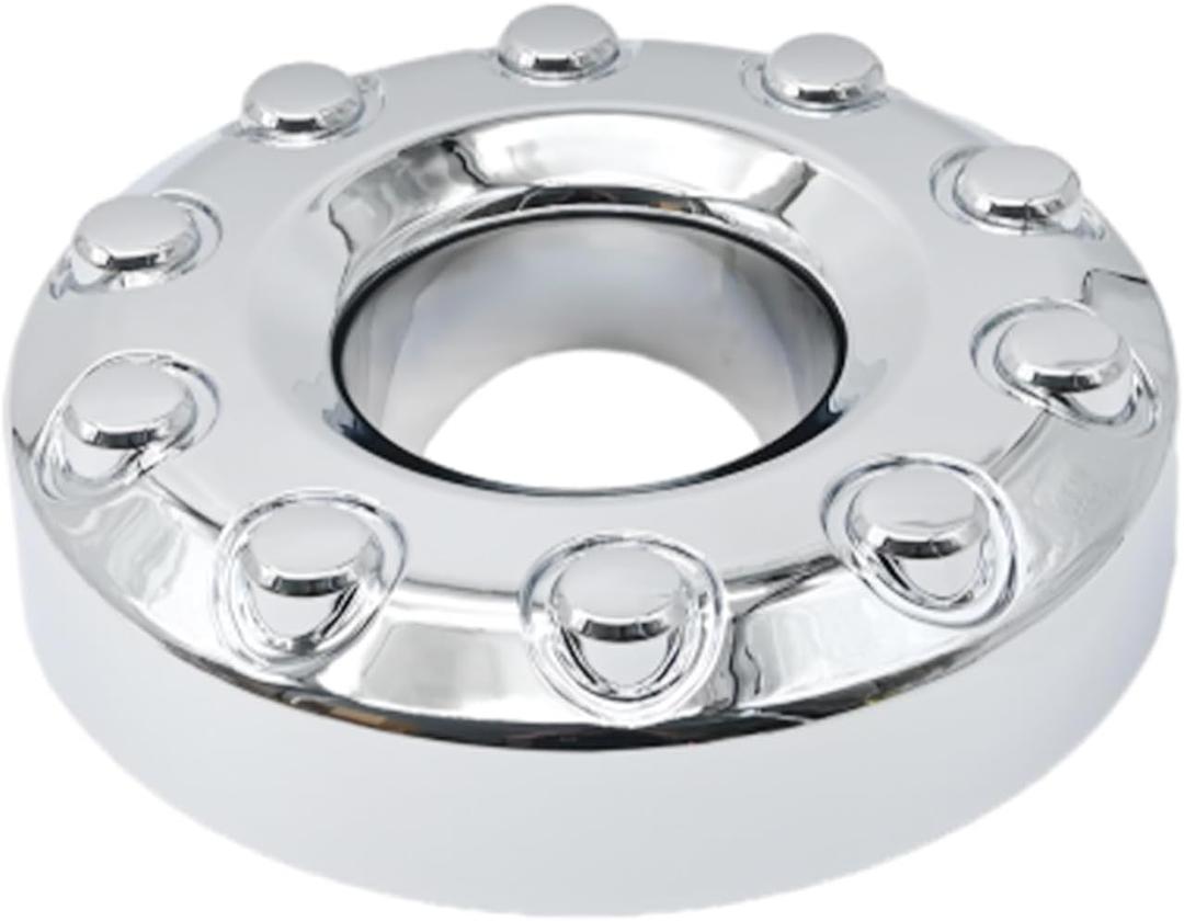 Front Wheel Center Hub Cap Cover Replacement for 05-17 Super Duty F450 DUALLY Chrome 10 Lug, Replacement for Ford Super Duty F550 Replaces 5C3Z1130NA