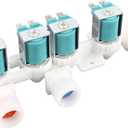 Upgrade DC97-15459H Water Inlet Valve Fit for Samsung Washer, Replaces AP5621731, PS4220862, EAP4220862, For WA45H7000AW/A2 WA45M7050AW/A4 WA400PJHDWR/AA WA50R5400AV/US - 