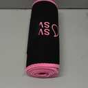 Sports Research Sweet Sweat Waist Trimmer (Core Series) - Premium Sweat Enhancing Fitness Band for Women & Men (XX-Large, Black/Pink)