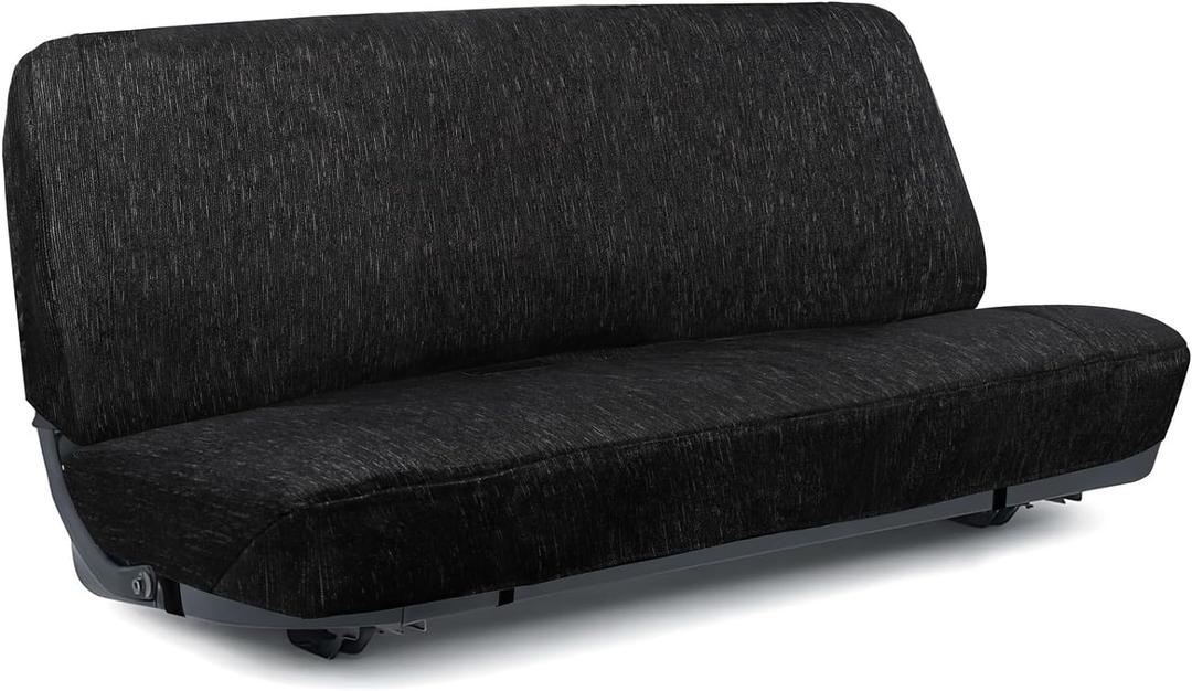 Leader Accessories Special Yarn Blanket Black Full Size Pickup Trucks Bench Seat Cover Universal Work with Bench Seats