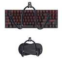 Pmsanzay Pack of 2, Keyboard Mouse Wall Mount Wall Holder Wall Rack - No Keyboard No Mouse