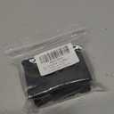 M6192 Sliding Shower Door Bottom Guide, 1/2 in. Channel, for use with up to 7/16 inch Thick Glass Panels (Black 2 Pack)