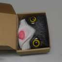 Cute Cat Mask, Novelty Funny Latex Adults Animal Full Head Mask for Halloween Costume Cosplay Party Props for Unisex