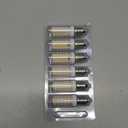 E12 LED Bulb 4W (Equivalent 40 Watt), T4 Candelabra Light Bulbs 4000K Natural White, 400LM, Non-Dimmable, Non Flicker, 360Beam Angle, AC120V E12 Light Bulbs for Chandelier Lighting, 6 Pack