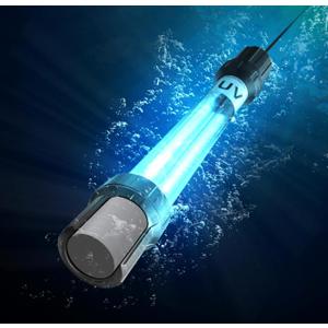 18W Aquarium UV Light for 100-1000 Gallon, UV Pond Water Clarifier for Koi Pond, Swimming Pool, Spa, Large Fish Tank, Cold Plunge UV Light for Pond Algae Control