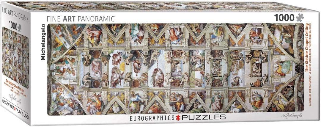 Sistine Chapel Pano 1000pc Puzzle
