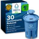 Brita Elite Water Filter Replacement for Pitchers and Dispensers, BPAFree, Reduces 99% of Lead, Lasts Six Months or 120 Gallons, Includes 1 Pitcher Replacement Filter