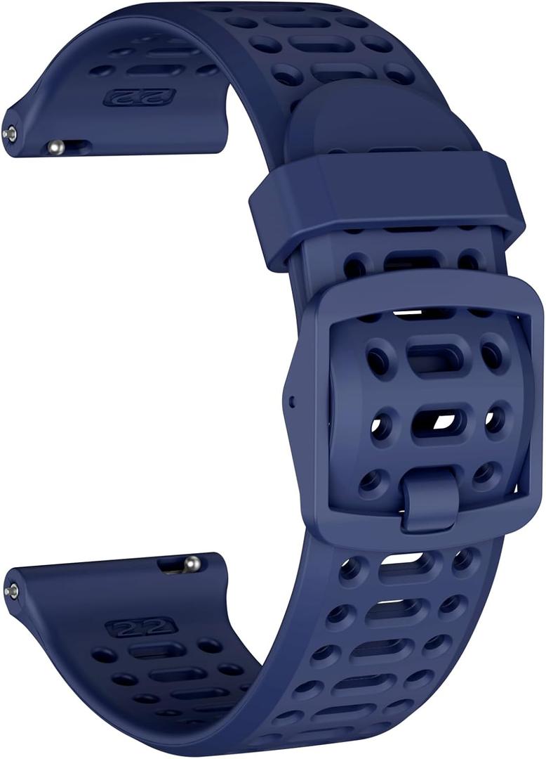 Compatible with COROS Pace 3 Watch Band, 22mm Quick Release Sports Silicone Watch Band Breathable Wristband Strap Women Men Strap for COROS APEX 2 Pro/APEX 46mm/APEX Pro