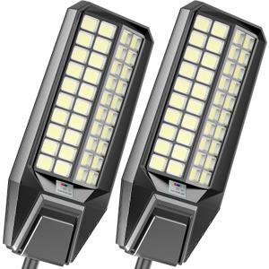 loyoele 900000LM 10000W Solar Street Lights Outdoor LED Solar Light with Motion Detection, Dusk to Dawn, Weatherproof, Ideal for Security Lighting in Driveways and Parking Lots