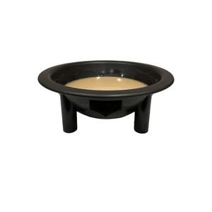Kavafied Tanoa - Traditional Kava Bowl, 1.5 Gallons, Food Safe PP, 15"x15"x5.5" (Midnight Black Tapa)