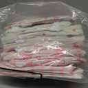 12 Pcs Insulated Lunch Bags Bulk for Women Cute Floral Bow Strawberry Lunch Bag Reusable Pink Beige Oxford Cloth Large Capacity Leak-proof Insulated Lunchboxes for Work Office Travel Picnic