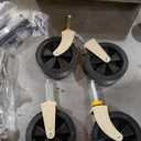 Collapsible Wagon with Wheels, 360LBS Tool-Free Black Folding Cart
