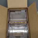 STORi Audrey Stackable Clear Bin Plastic Organizer Drawers | 2 Piece Set | Organize Cosmetics and Beauty Supplies on a Vanity | Made in USA