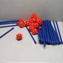 Fort Building Kit for Kids,STEM Construction Toys, Christmas & Birthday Gift for 4 5 6 7 8 9 10 11 12 Years Old Boys and Girls,Ultimate Creative Set for Indoor & Outdoors Activity,140 Pcs,Original (Red)