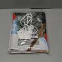 IVN Christmas Garage Door Banner 13x6 ft Winter Holiday Banner Garage Door Cover Two Snowmen Facing Each Other with Trees and Gifts Christmas Backdrop Decorations for Indoor Outdoor Xmas Party (Snowman Blue Background)