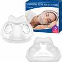 2 Packs Replacement Cushion for Airfit F30i Small, Size Under 1.3 Inches, Full Face Cushion, Snugly Fit & Secure Seal Replacement Supplies by Everness (S)