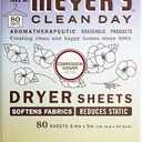 Mrs. Meyer's Clean Day Dryer Sheets Lavender, 80 Count