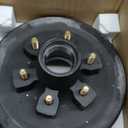Trailer Brake Hub Drum 6 on 5.5" Bolt Circle Trailer Brake Drums kits 12"x2" for 5200 to 6000 lbs Axle Heavy Duty Trailer Brake Hub Drum Assembly for Rvs Trailer (1pc.)
