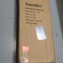 Dog Ramp for Bed - Foldable Small to Large Dog Ramp for Couch - 7 Adjustable Height from 11" to 27" - Stairs with High Traction Mat - Wooden Portable Ramp for Dogs to Get on Bed Couch Car Up to 200LBS