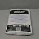 Anti Allergy Quilted Pillow Protectors Queen 2 Pack White