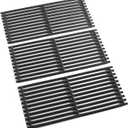 SafBbcue 17 in Cooking Grates Replacement Parts for Charbroil Tru Infrared Grill 463242715, 463242716, 463276016, 466242715, 466242815, Lowes 606682, 639322 Gas Grill, Cast Iron Cooking Grids, 3 Pack