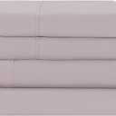 Modern Threads Soft Microfiber Solid Sheets - Luxurious Microfiber Bed Sheets - Includes Flat Sheet, Fitted Sheet with Deep Pockets, & Pillowcases Dusty Mauve Full